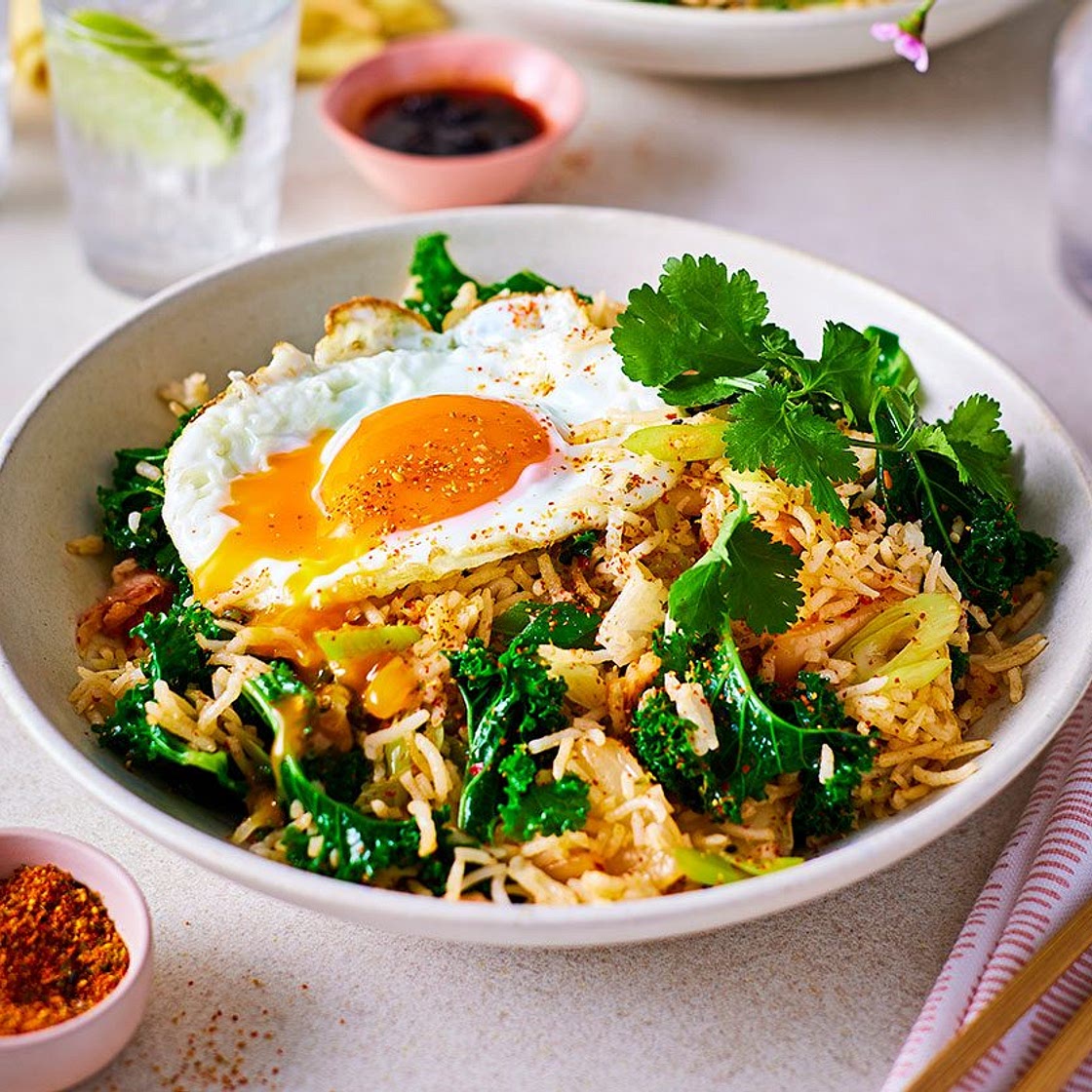 Kale & Kimchi Fried Rice