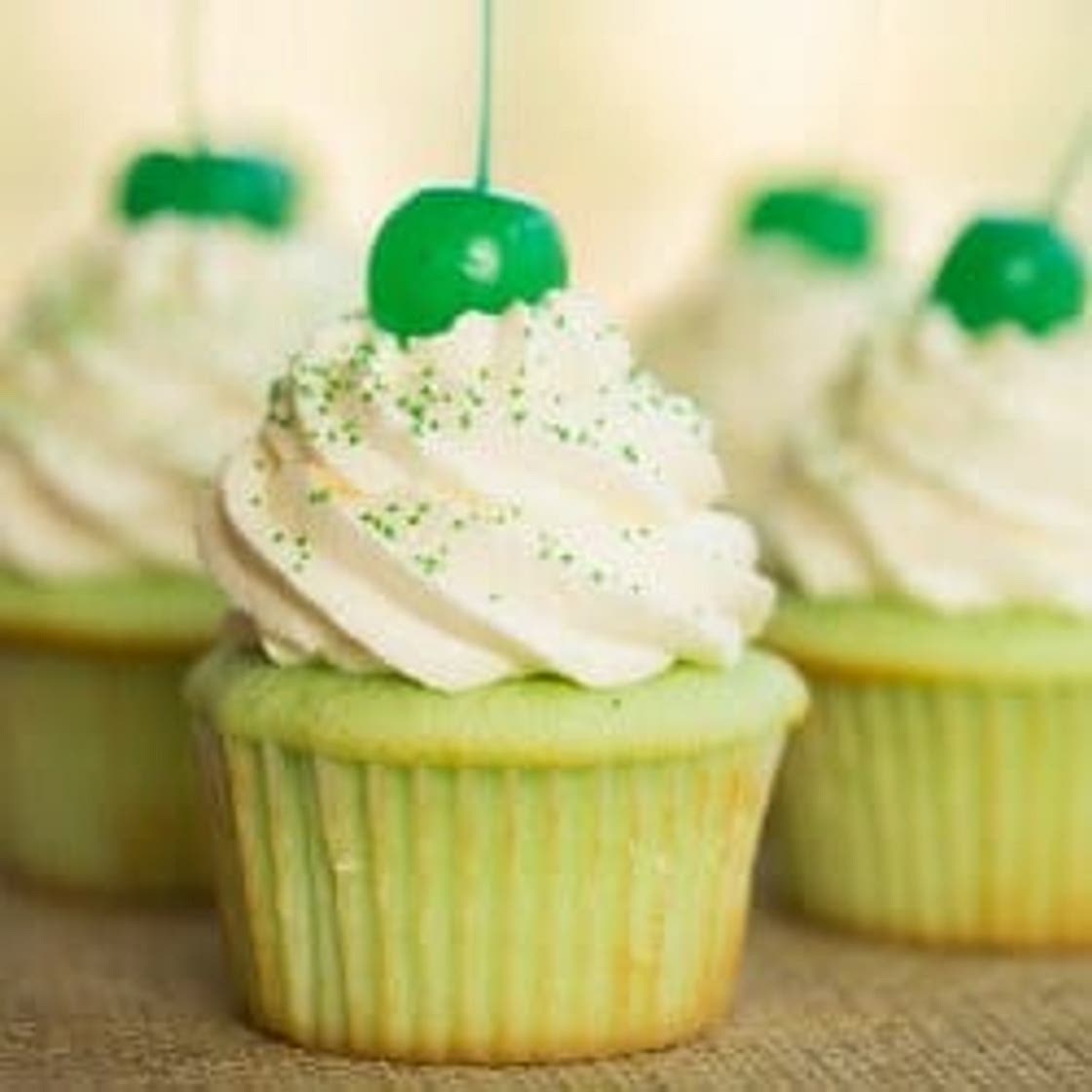 Shamrock Shake Cupcakes