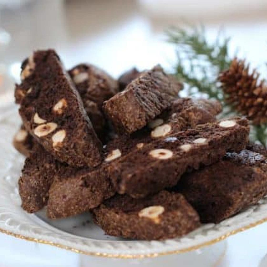 Chocolate Hazelnut Biscotti