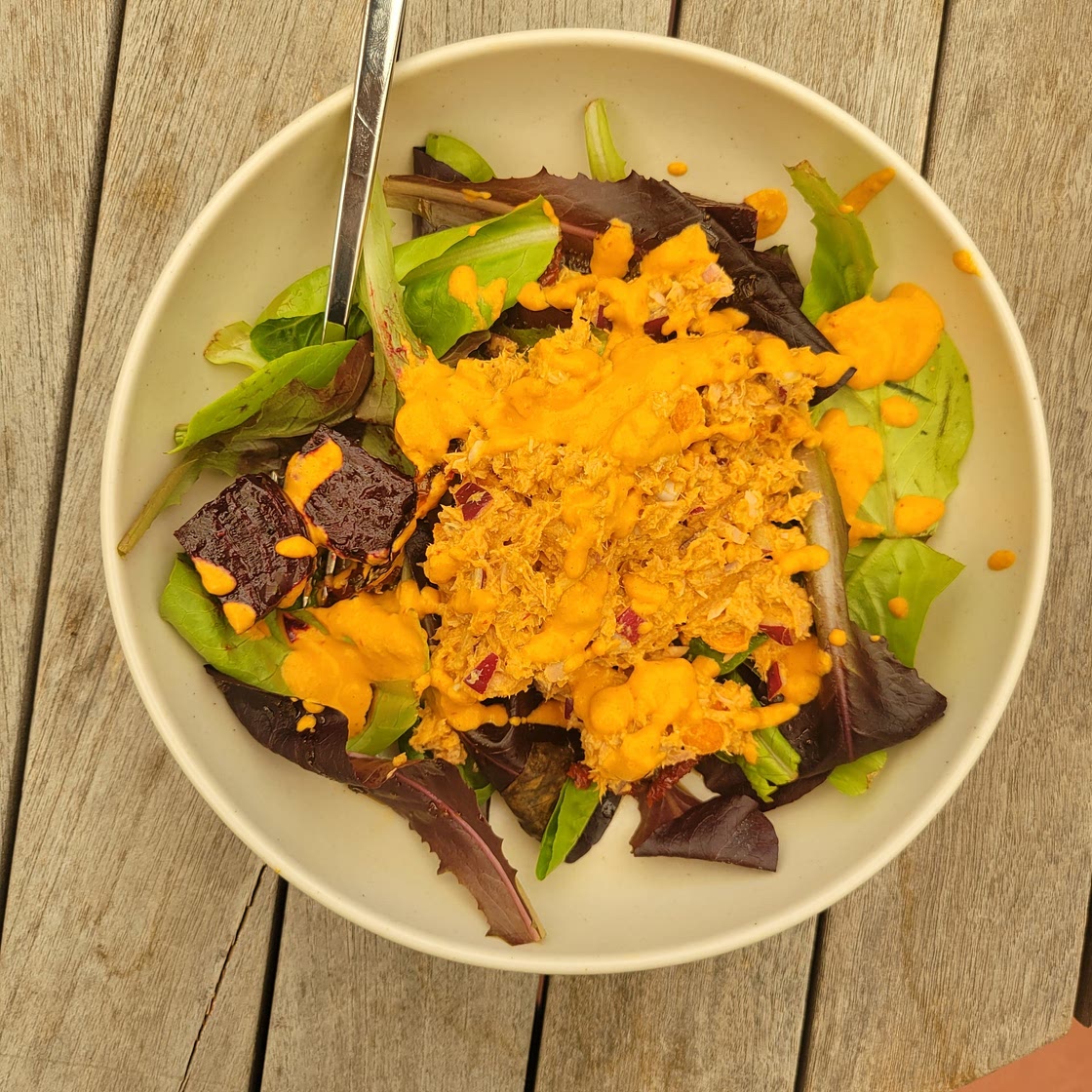 Tuna salad for body builders