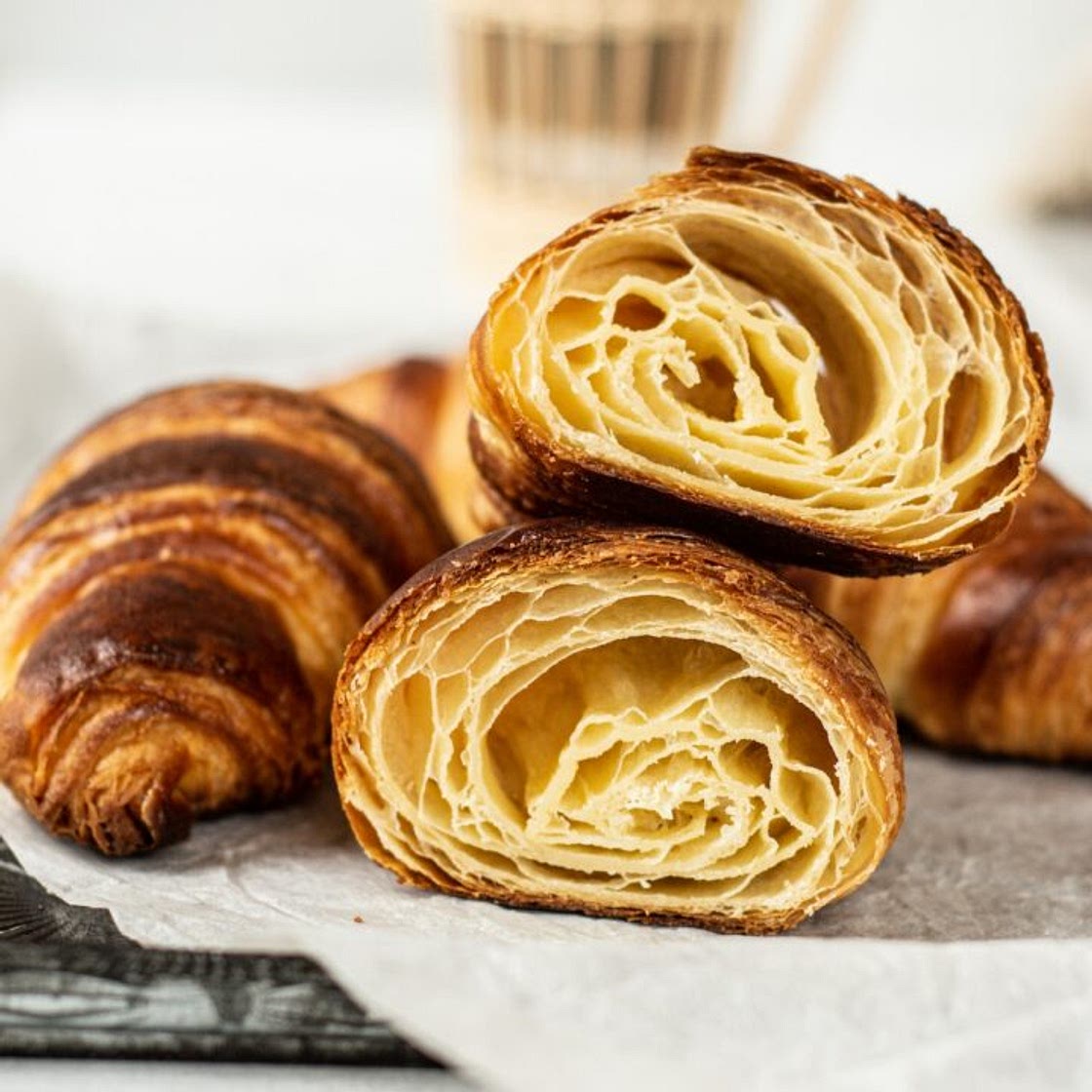 Step by Step Sourdough Croissants