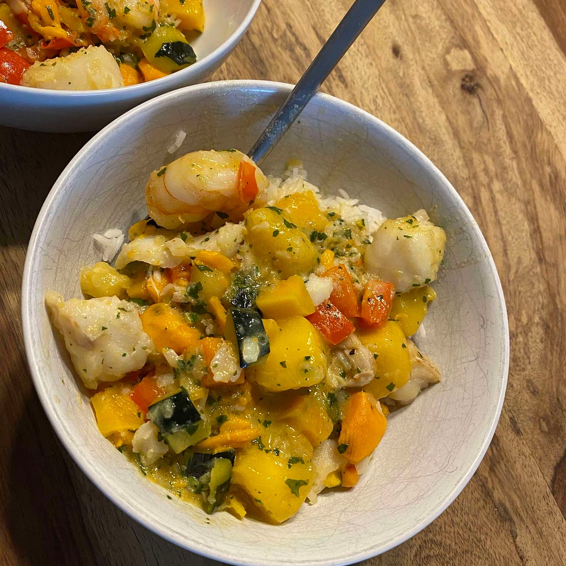 Karibisches Fisch-Curry