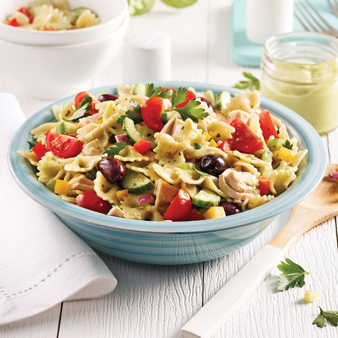 Salade de pâtes au thon