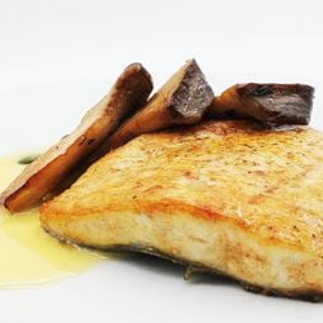 King Turbot with Beurre Blanc and Trumpet Royale Mushrooms | D’Artagnan