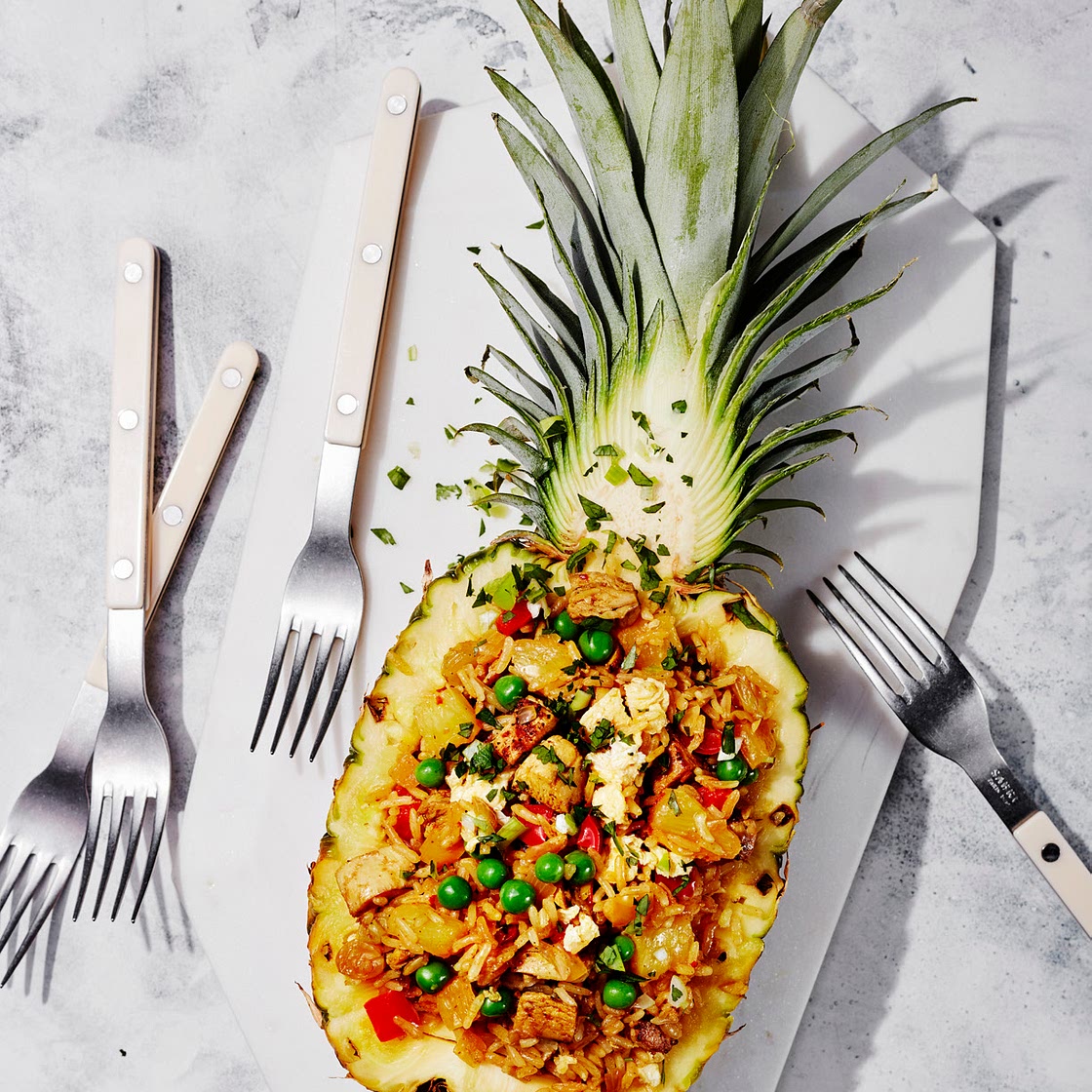 Pineapple Chicken Fried Rice by Ayesha Curry | Salt + Spine Recipe