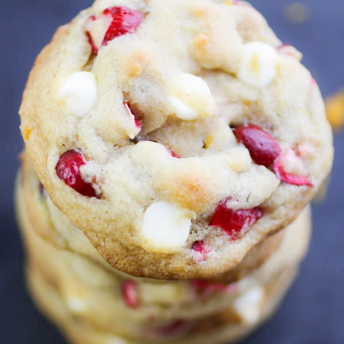 Keto Orange Cranberry Cookies