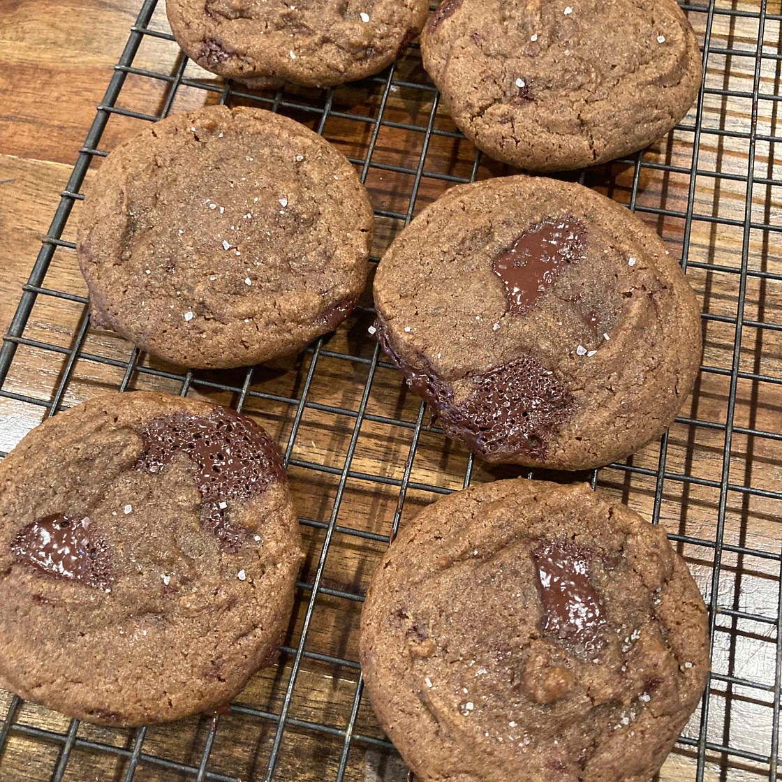 Chewy Espresso Chocolate Chip Cookies