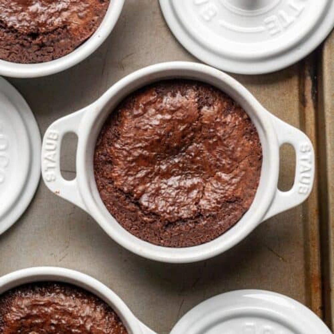 Paleo Molten Chocolate Lava Cakes (Gluten Free)