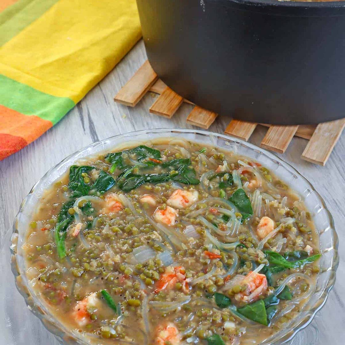 Ginisang Munggo at Sotanghon