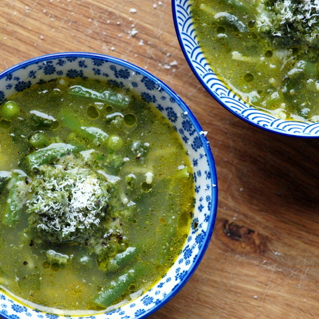 Low FODMAP Green Minestrone Soup