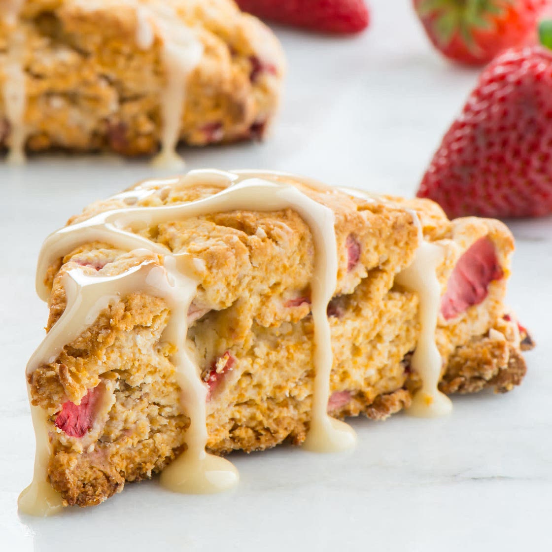 Strawberry Scones