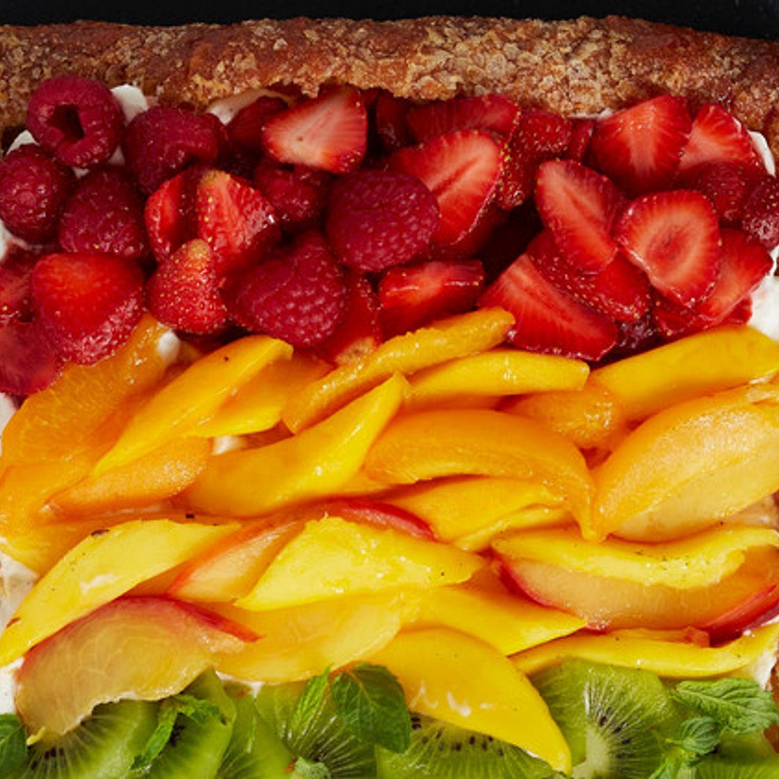 Rainbow Fruit Tart