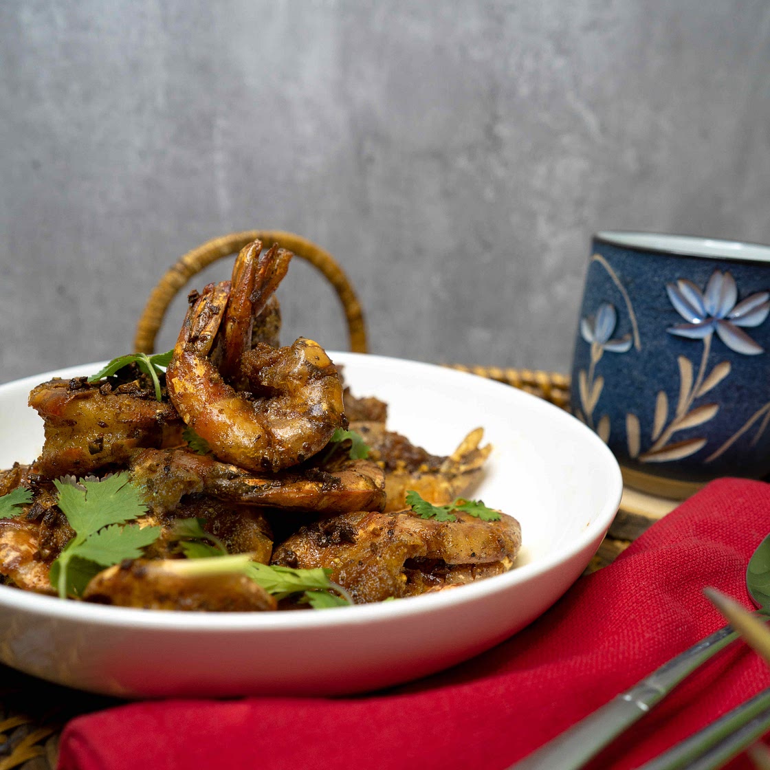 Hawaiian Inspired Garlic Shrimp