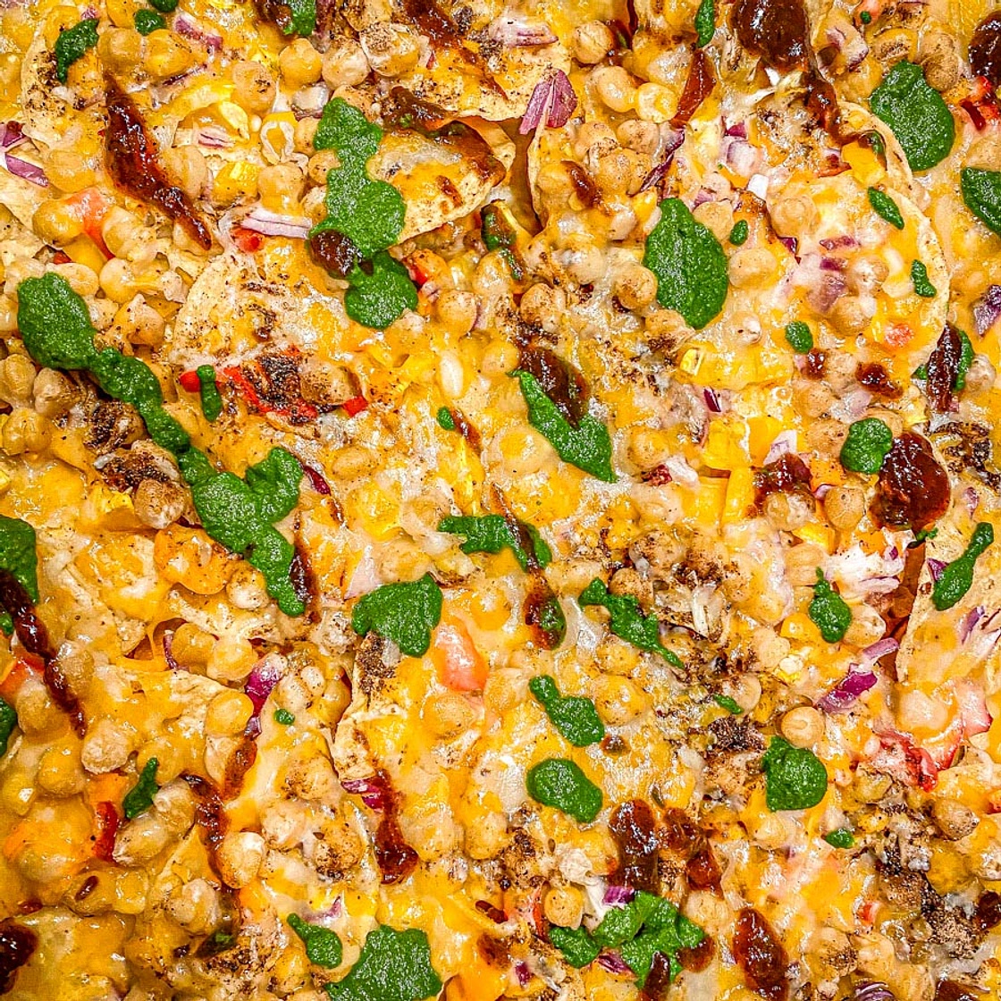 Chaat Style Indian Nachos