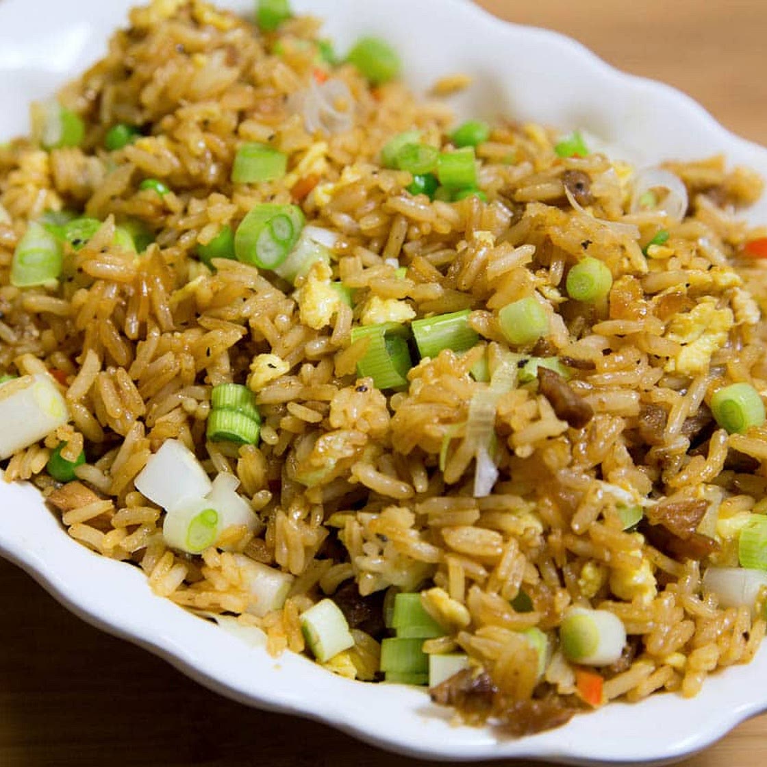 Pork Fried Rice and Chinese Barbecued Pork