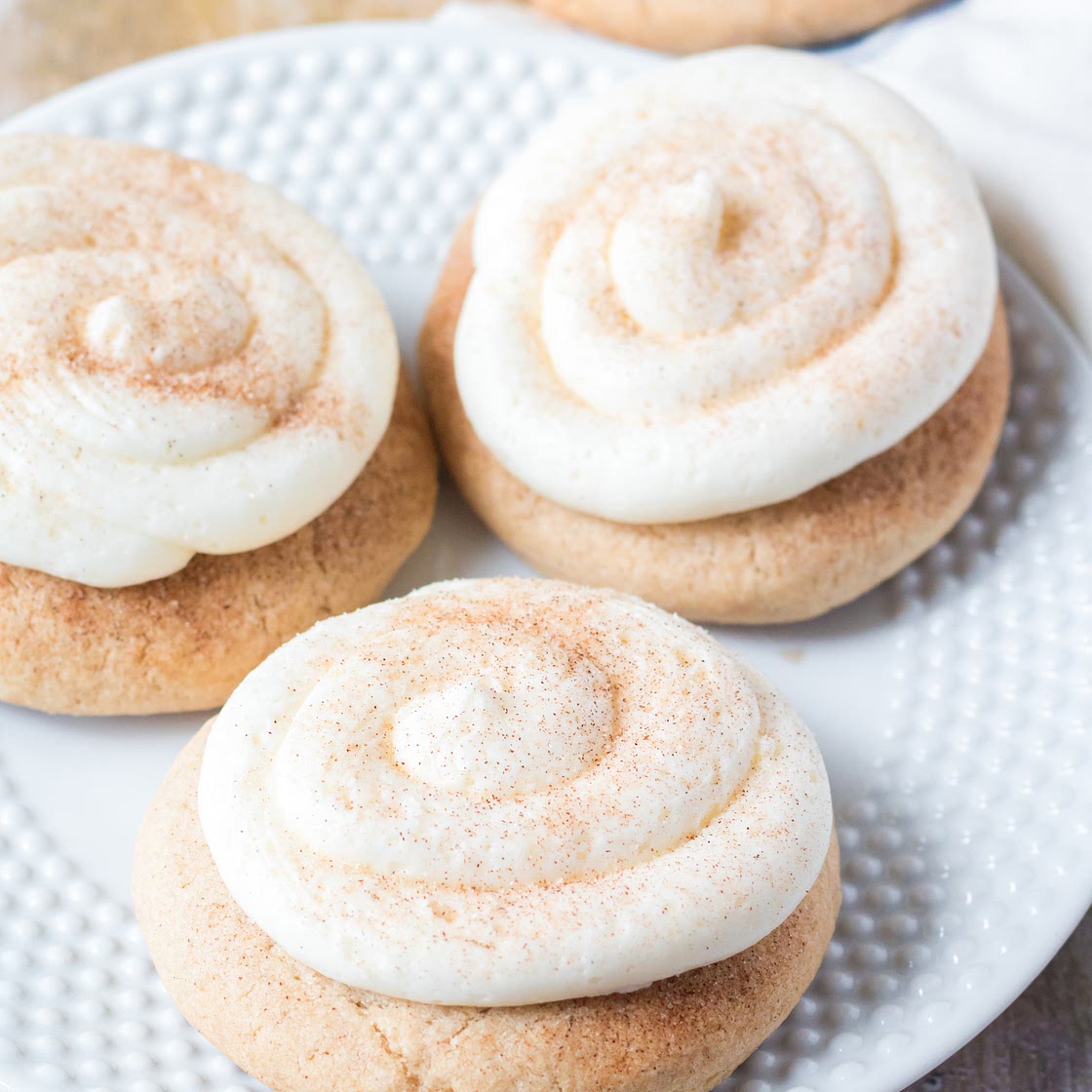 Frosted Snickerdoodles