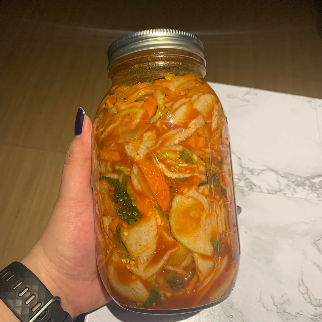 Easy Young Radish Kimchi (Chong Gak Kimchi)