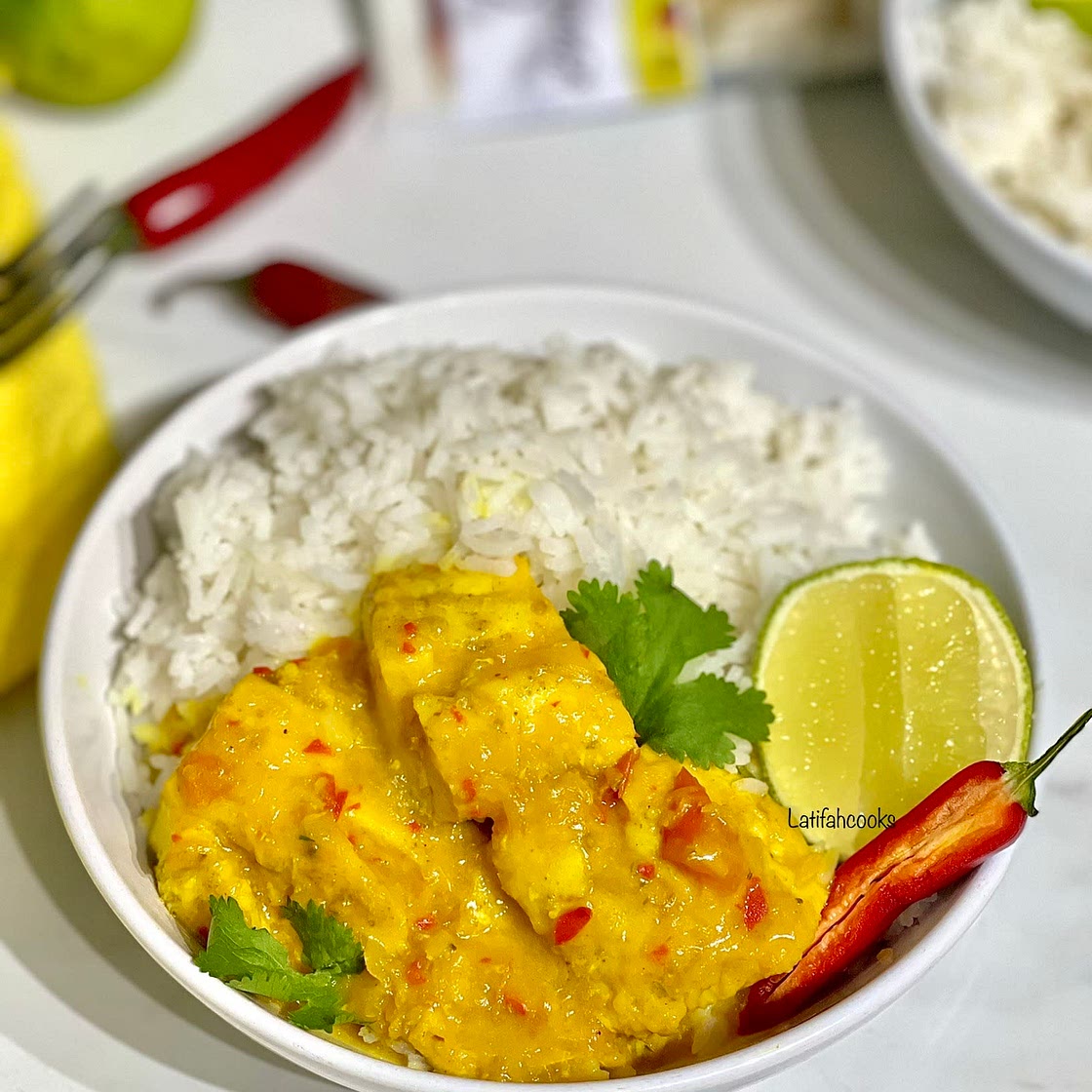 Malaysian fish curry