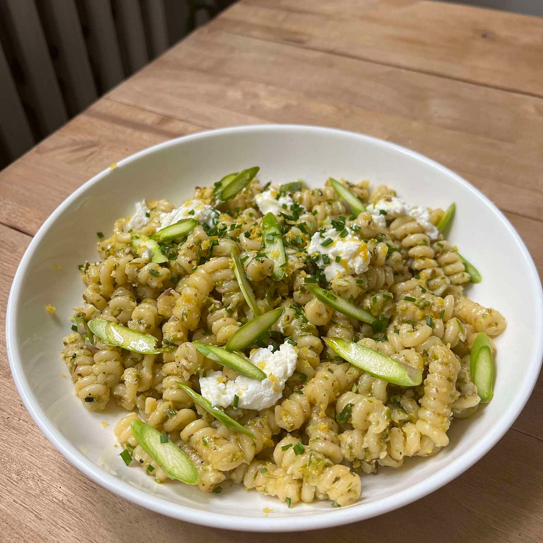 Asparagus Pesto Fusili 
