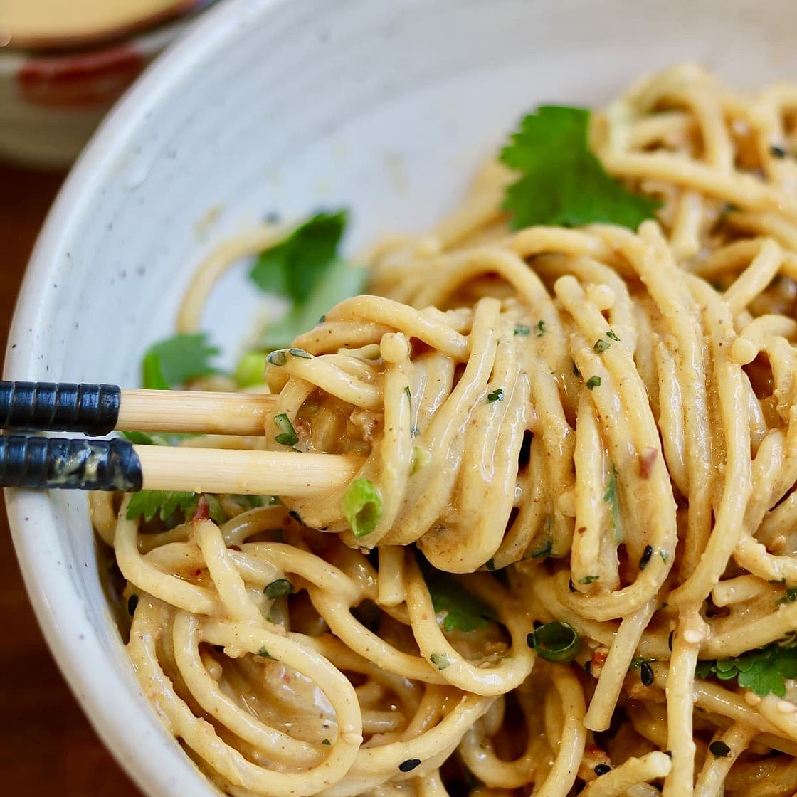 Slurpalicious Vegan Peanut Noodles