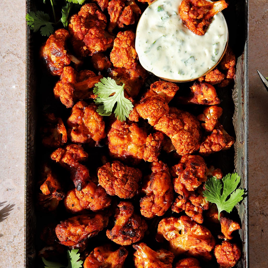 Whole30 & Vegan BBQ Cauliflower Bites