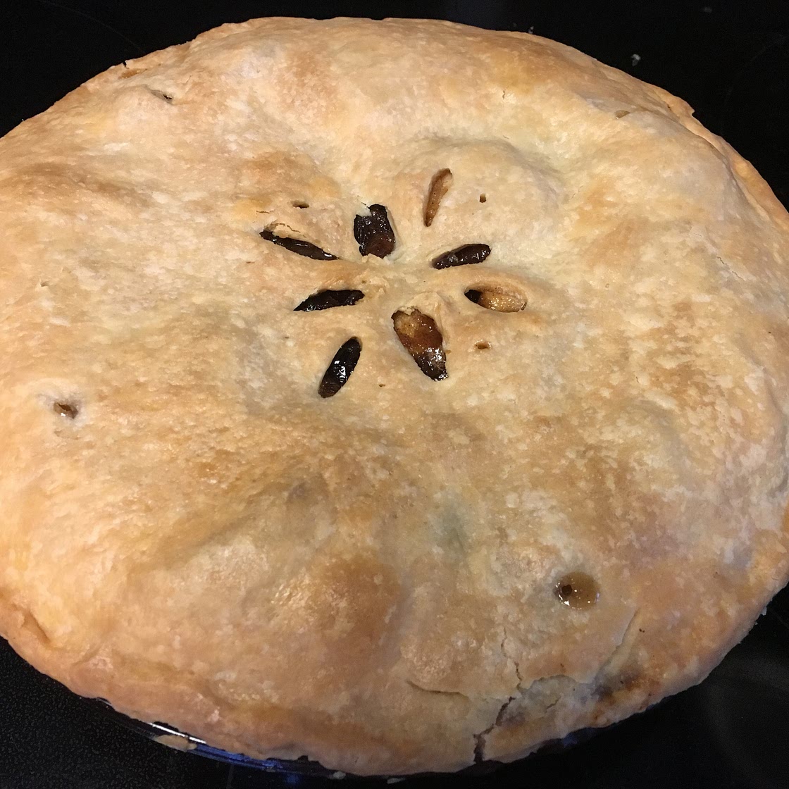Caramel Apple Cranberry Pie
