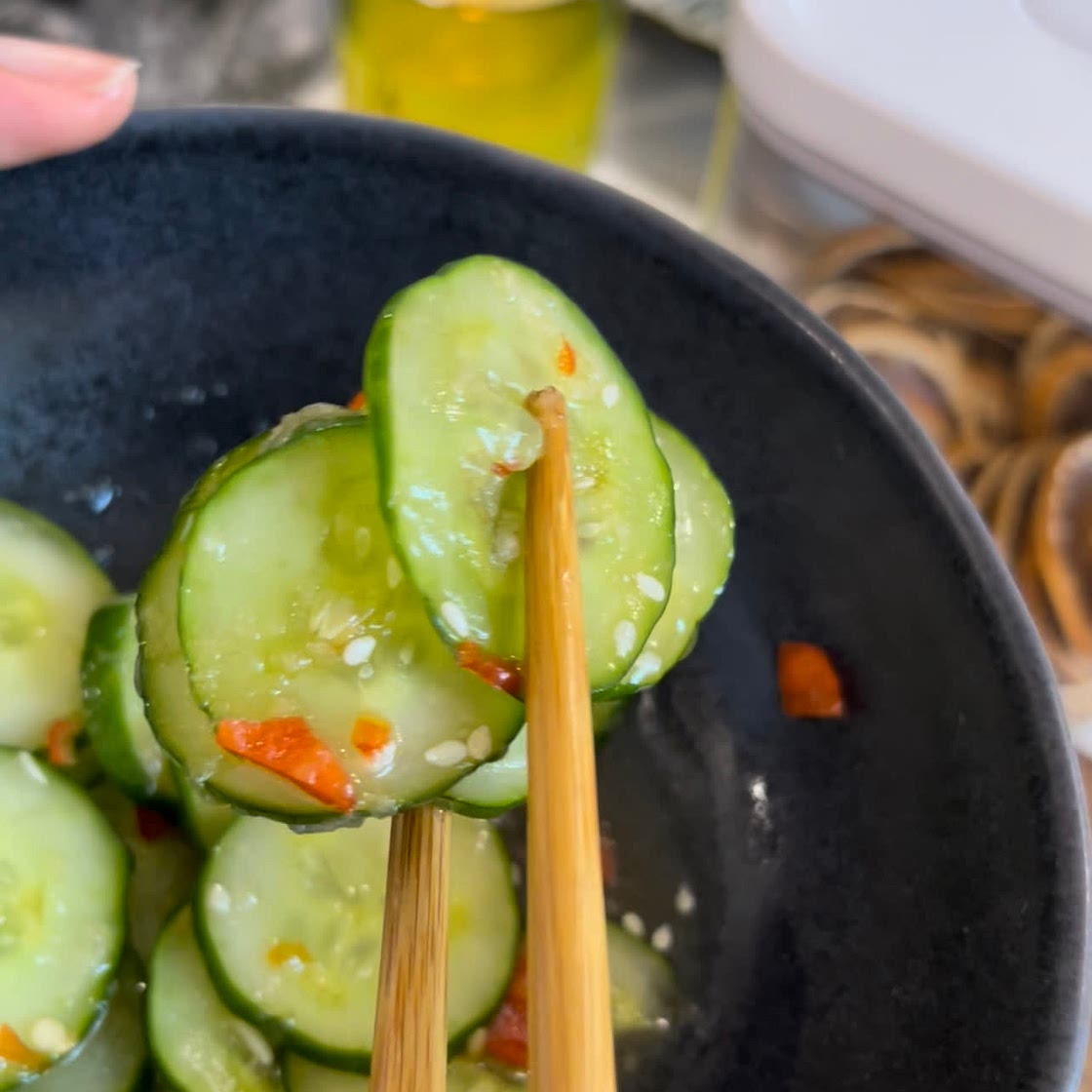 Asian Style Cucumber Salad