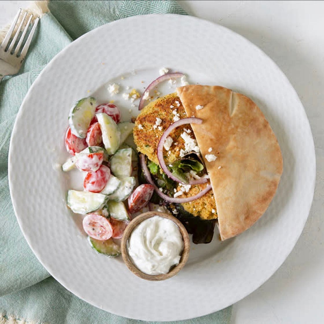 Falafel Pita Sandwiches 