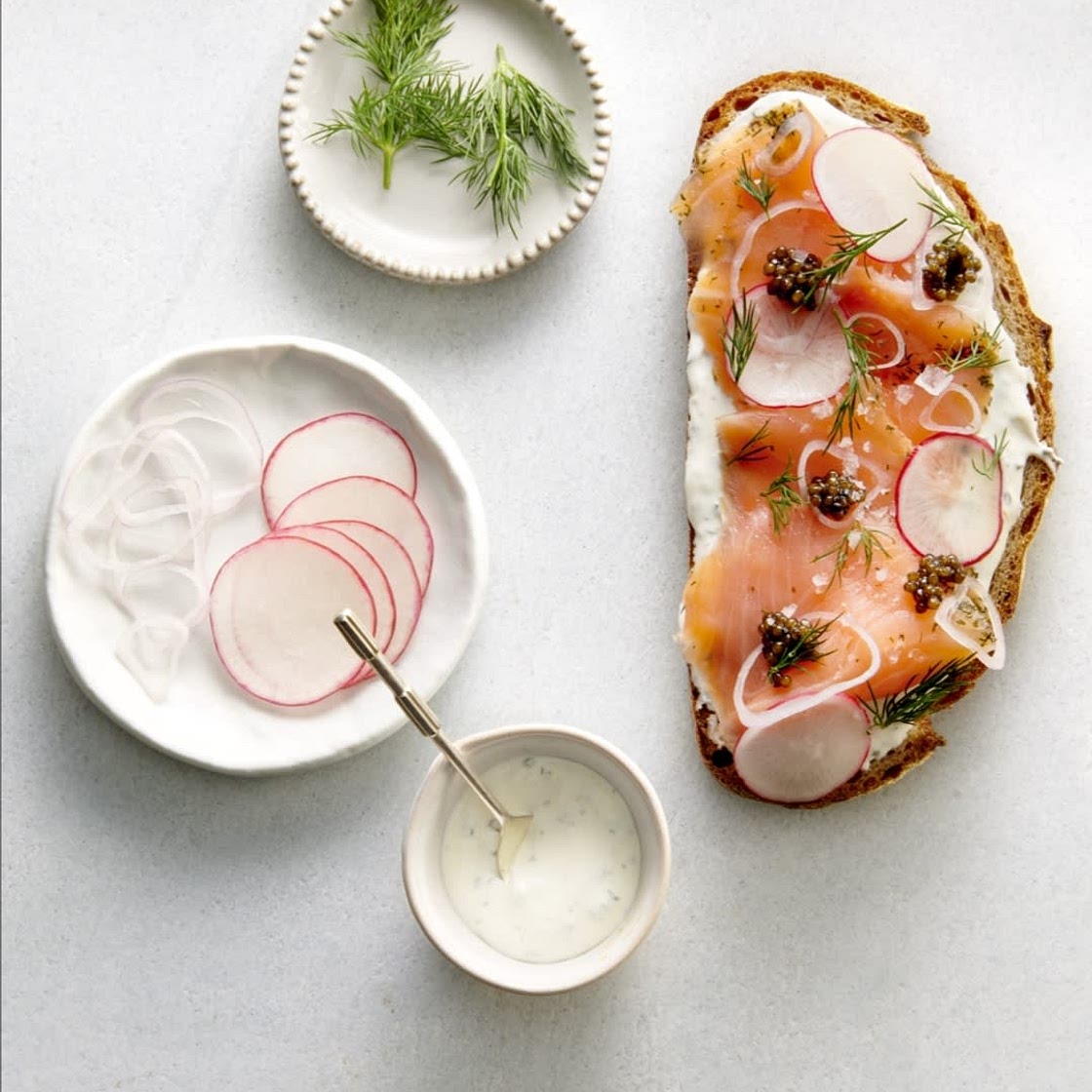 gravlax smørrebrød