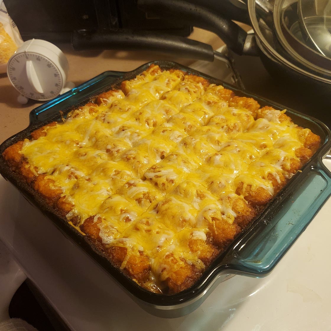 Mexican Tater Tot Casserole