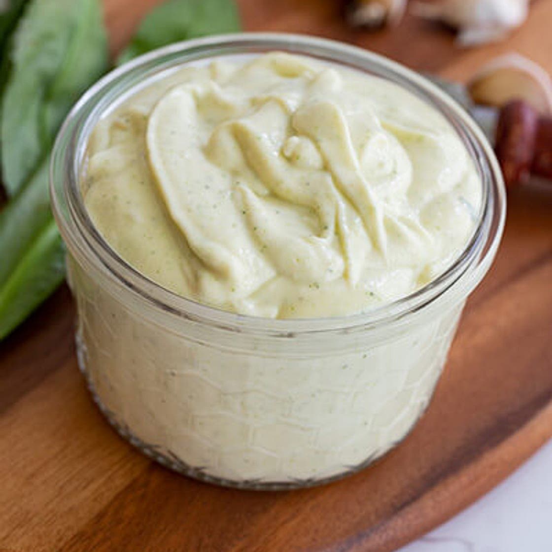 Trini garlic sauce