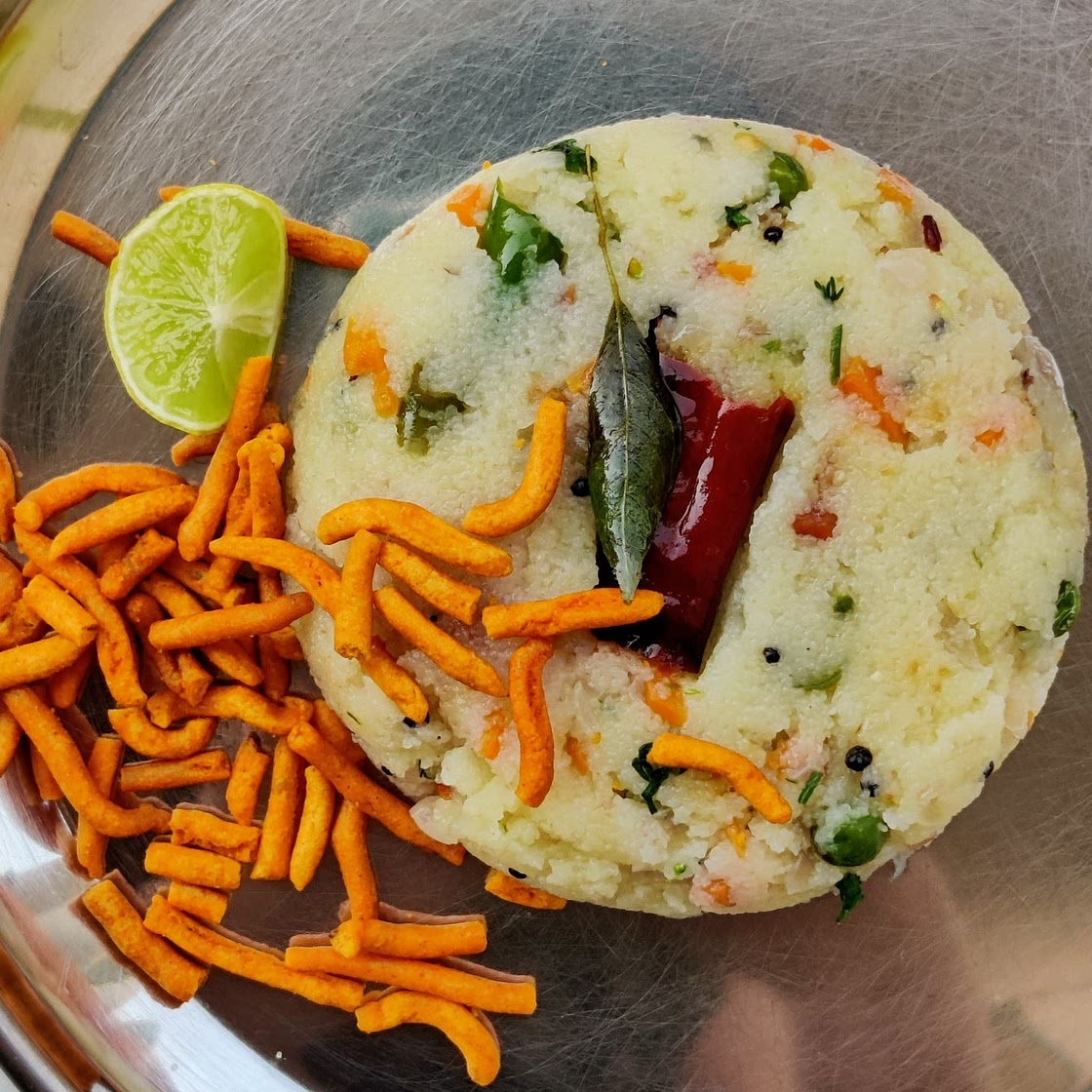 Rava upma (semolina porridge)