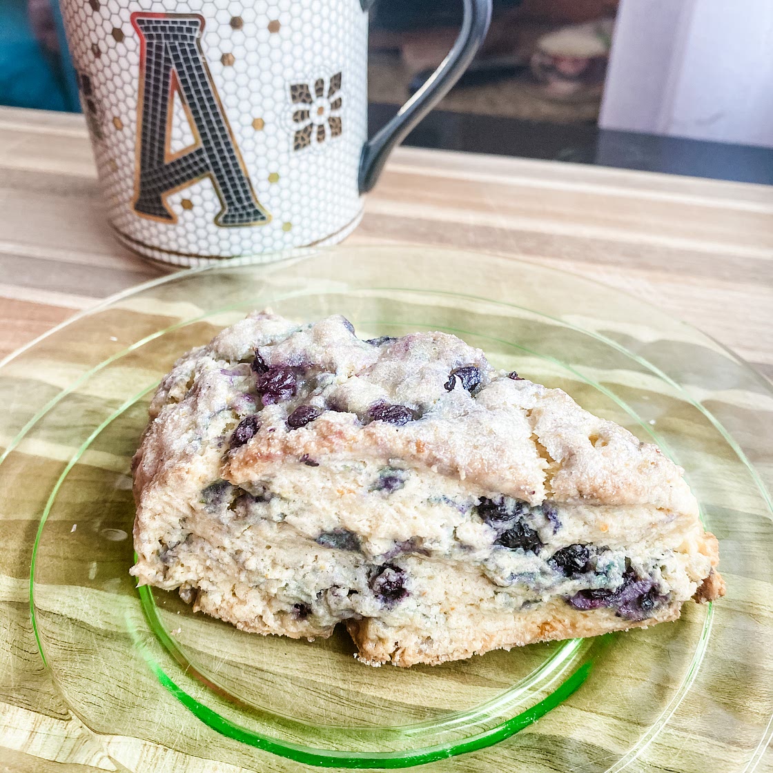 Blueberry Scones With Frozen Maine Blueberries