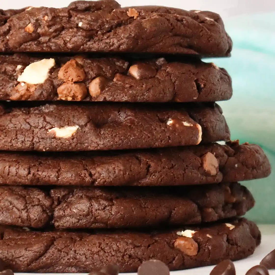 Chocolate Chocolate Chip Cookies