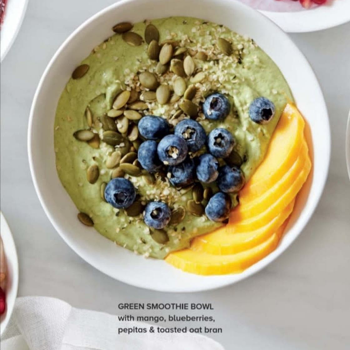 green smoothie  bowl