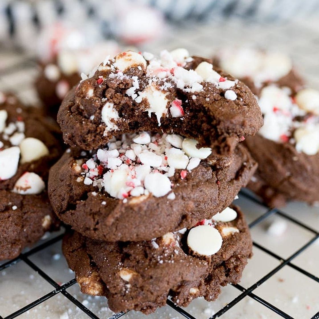Chocolate Peppermint Cookies