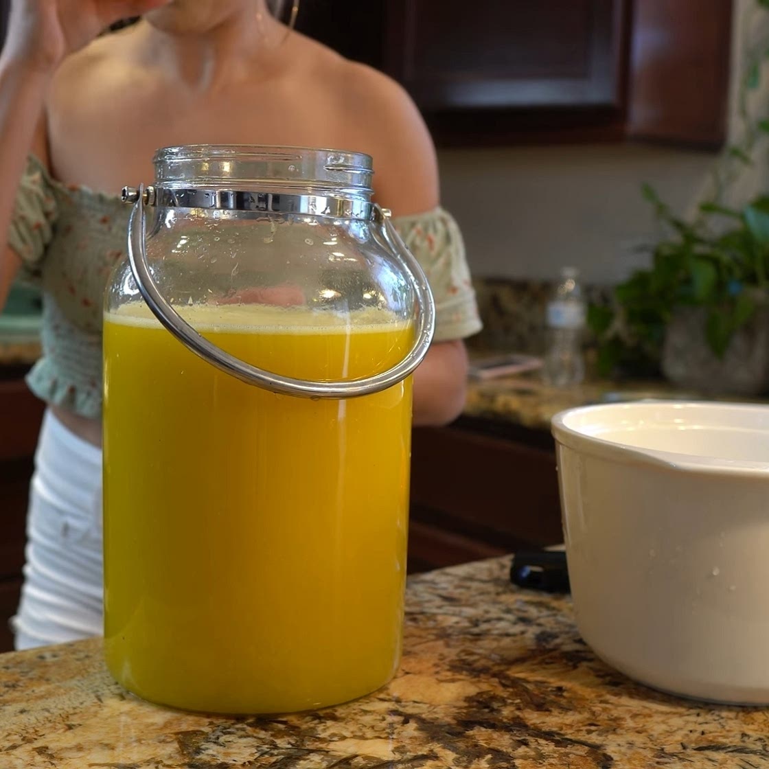 Pineapple and Mango Agua Fresca
