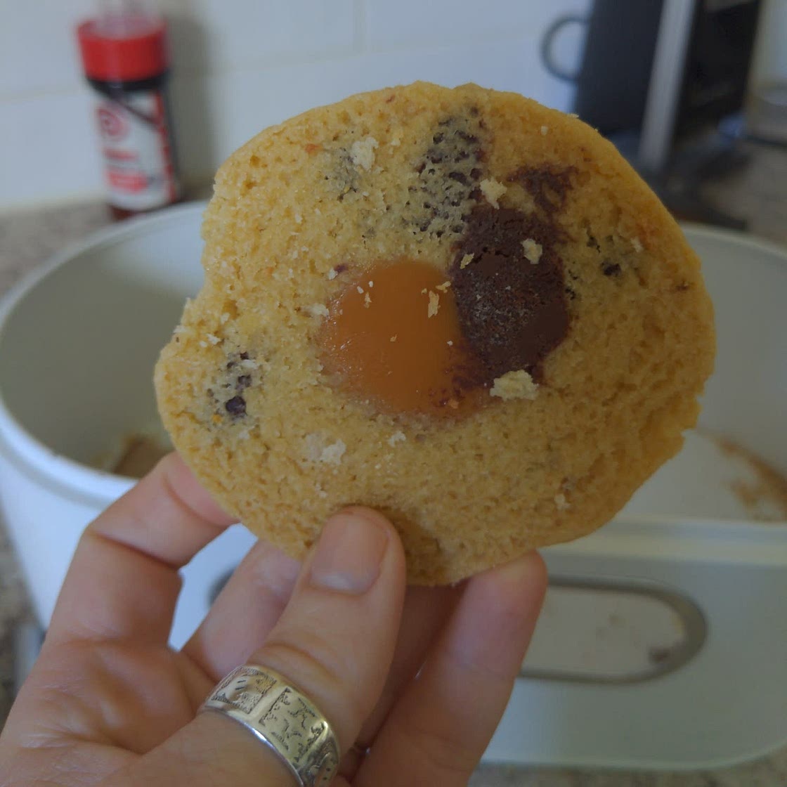 Caramel Chocolate Chip Cookies
