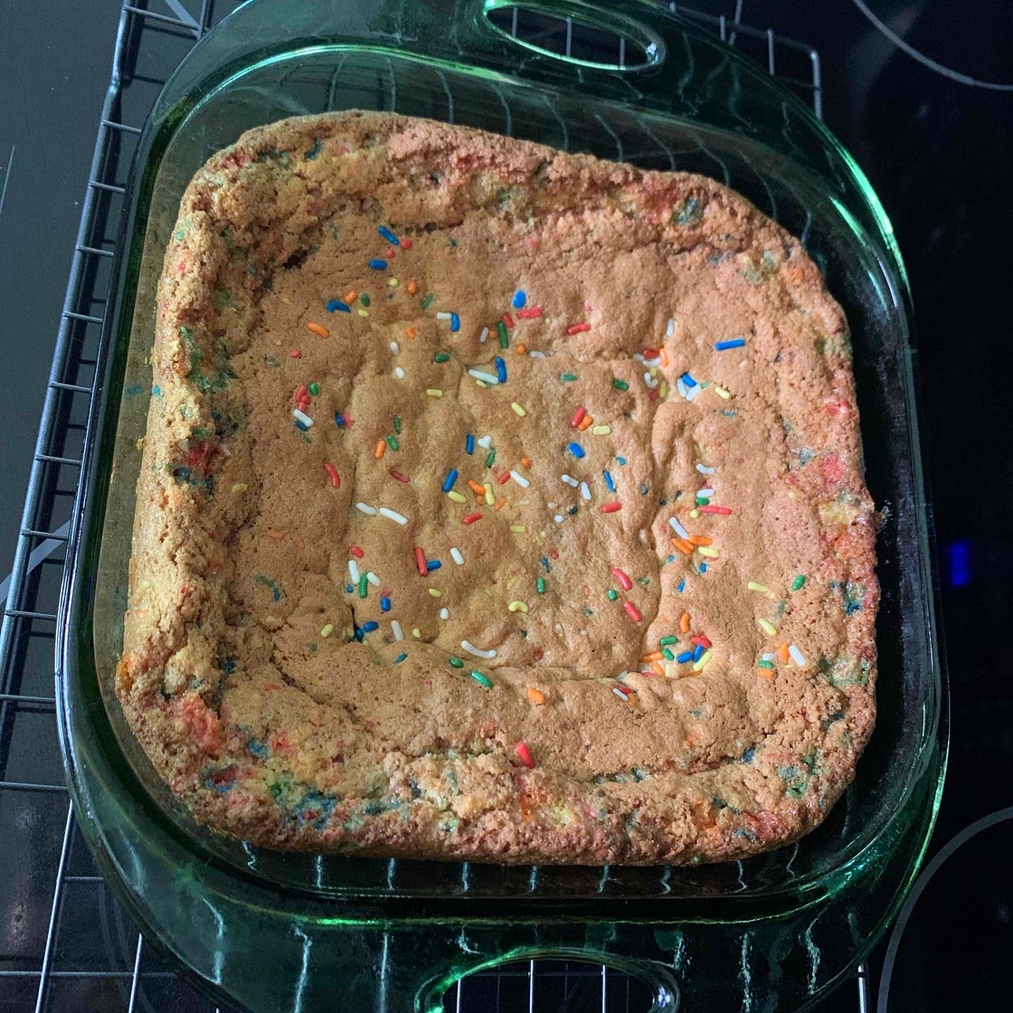 Sprinkle Almond Flour Blondies