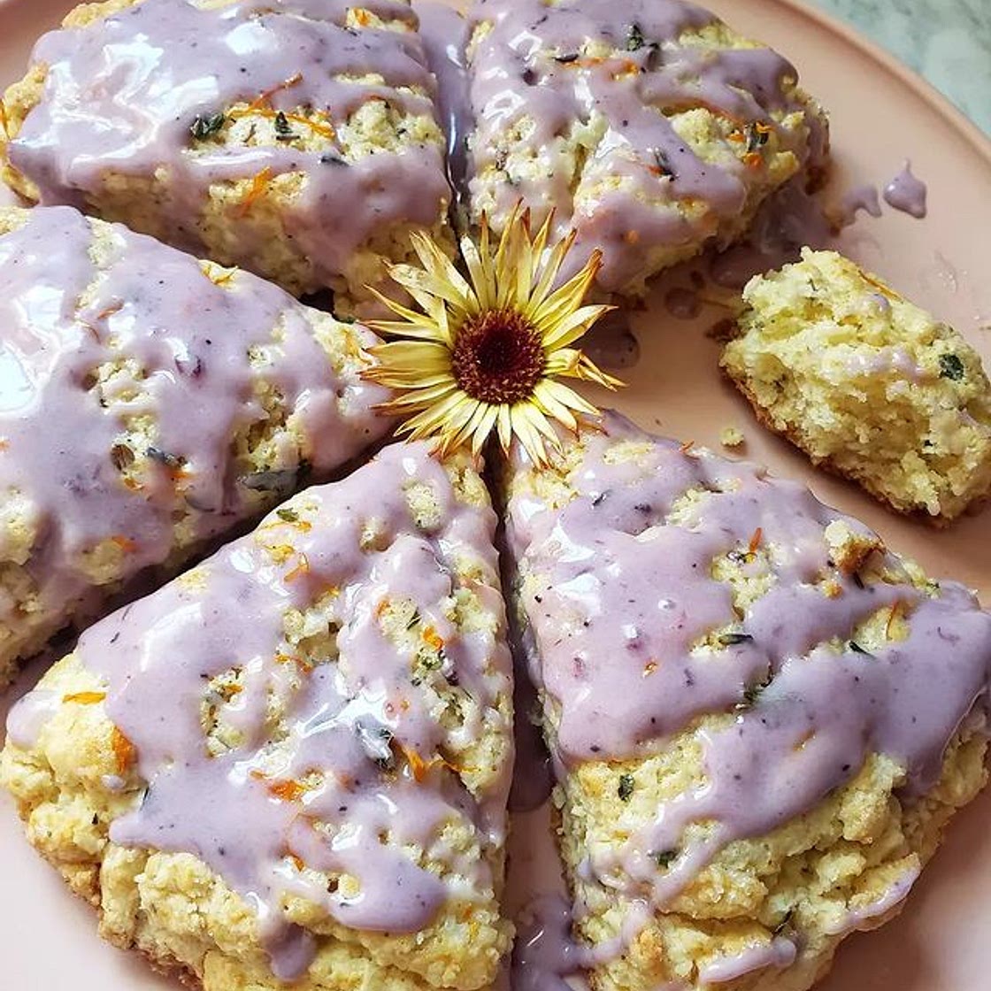 Lavender & Lemon Balm Scones
