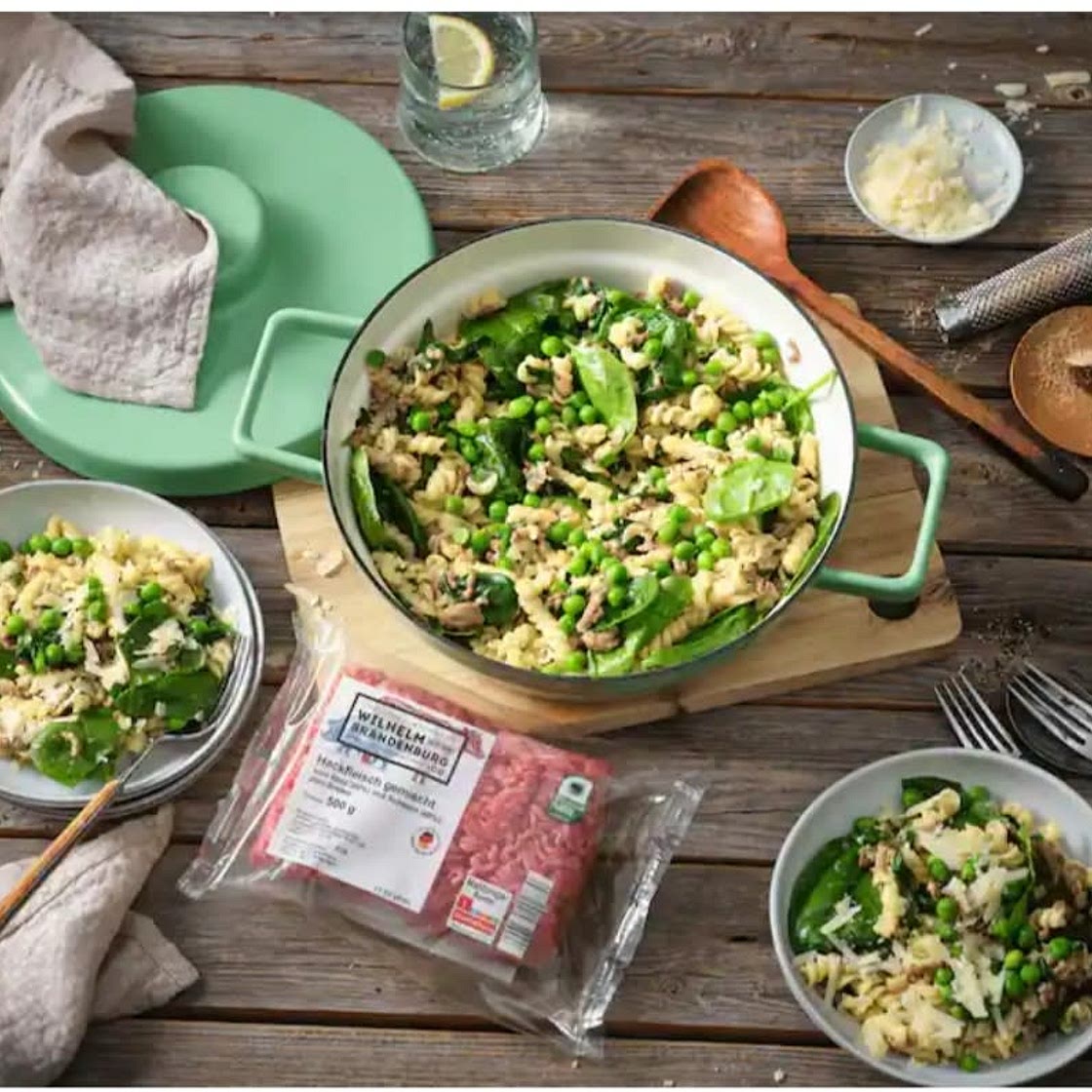 One Pot Pasta mit Hackfleisch