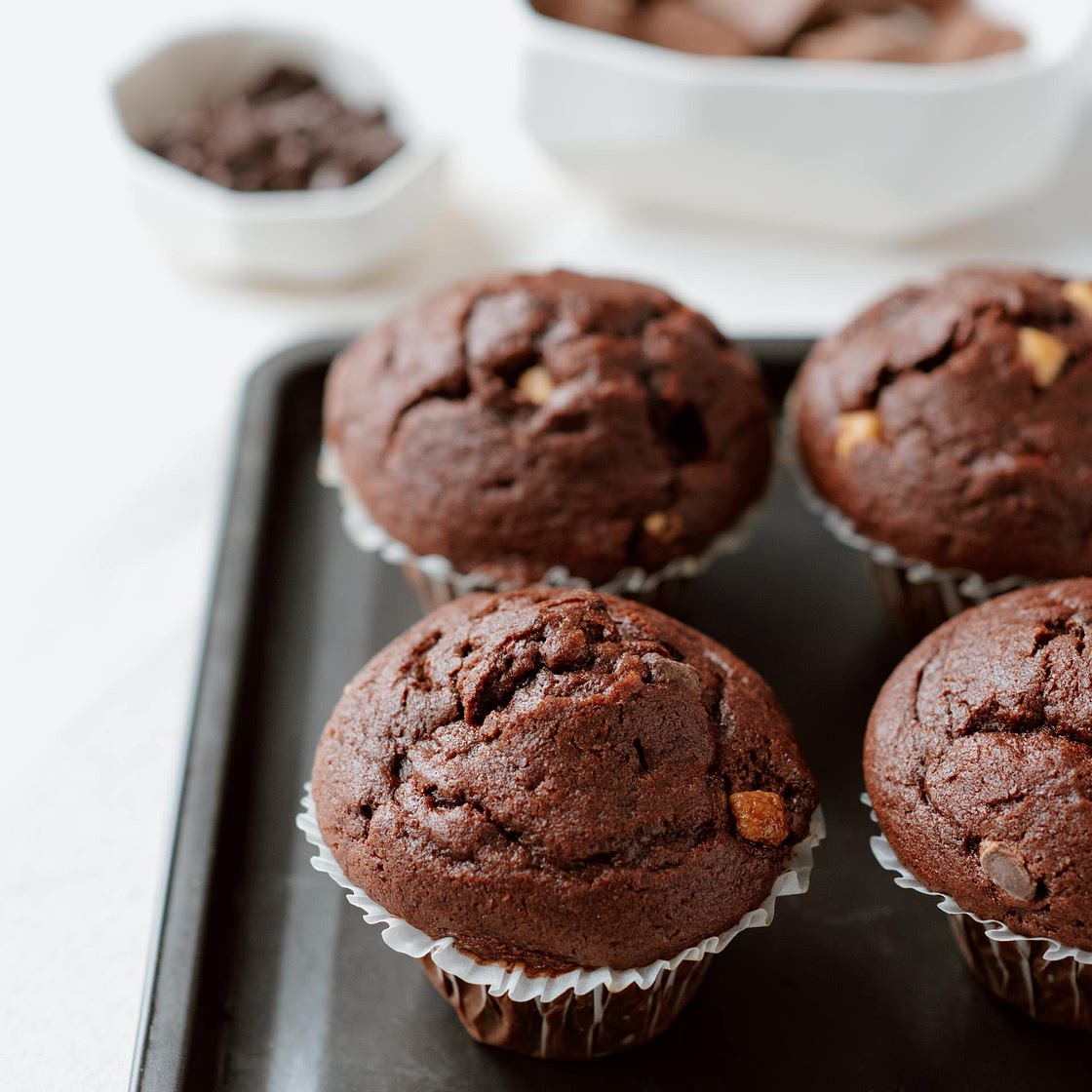Easy Chocolate Peanut Butter Muffin