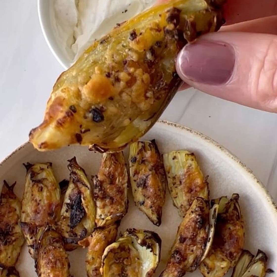 Crispy air fryer artichokes 😋
