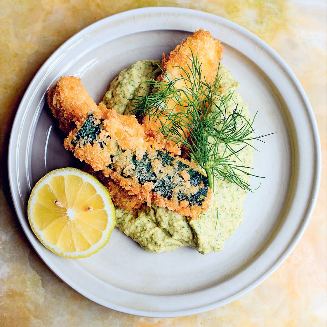 COURGETTES, DILL, CHICKPEAS