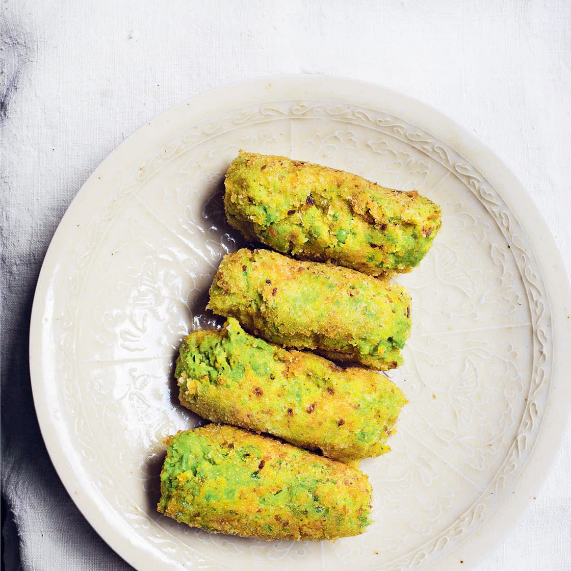 PEAS, BREADCRUMBS