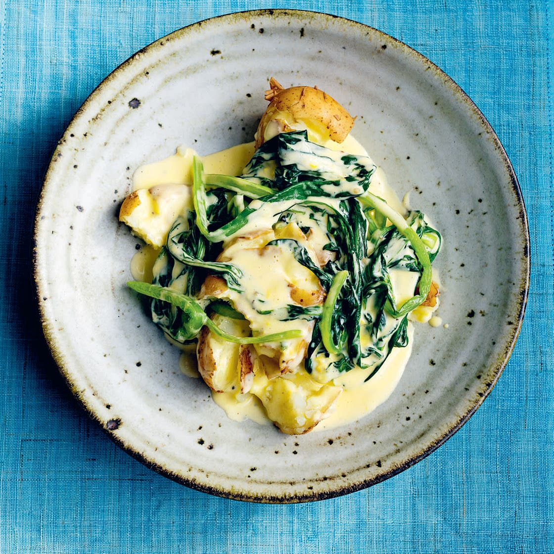 POTATOES, WILD GARLIC