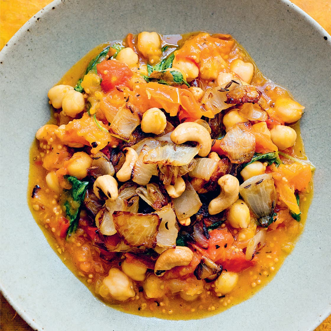 TOMATOES, CHICKPEAS, CASHEWS