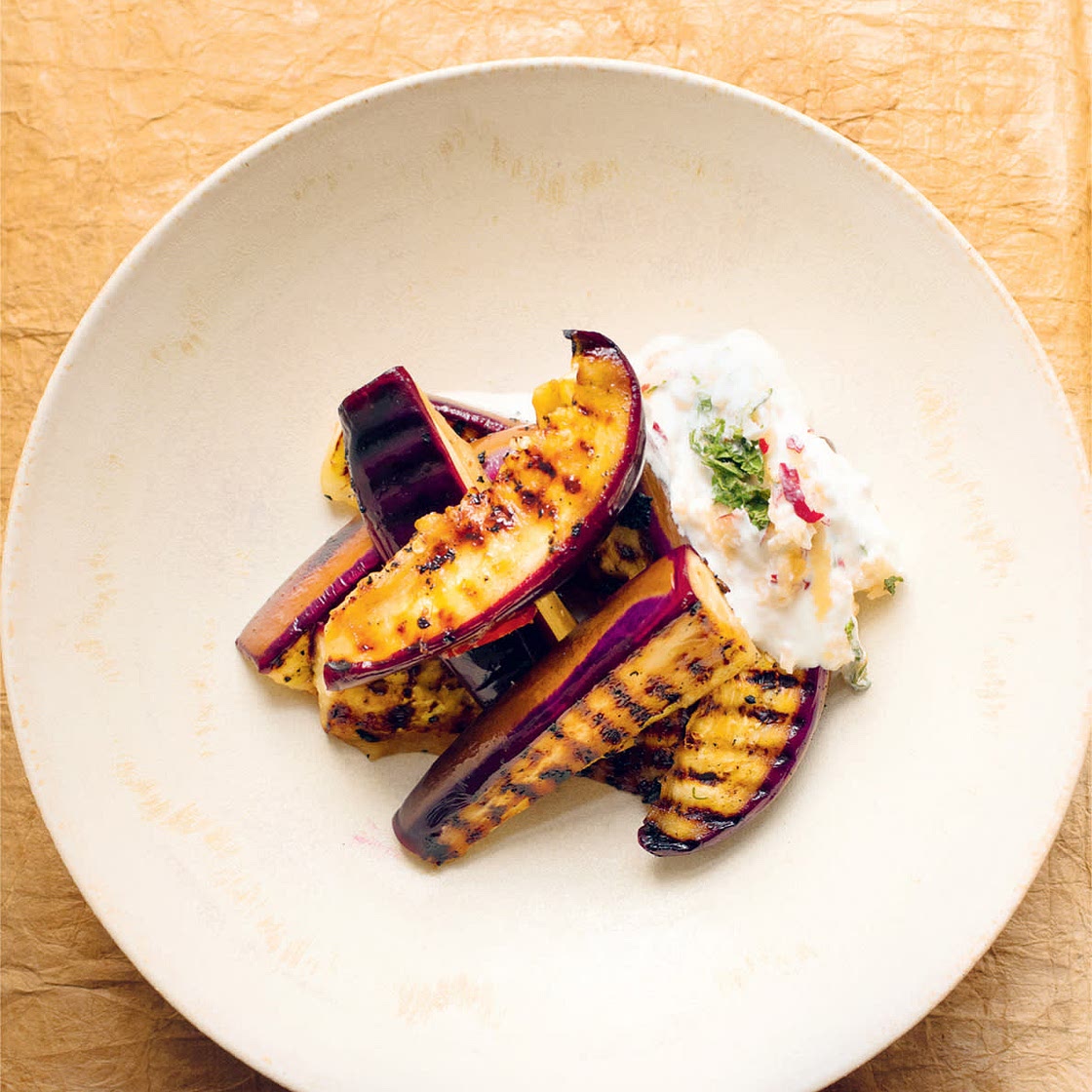 AUBERGINES, GINGER, TAMARIND