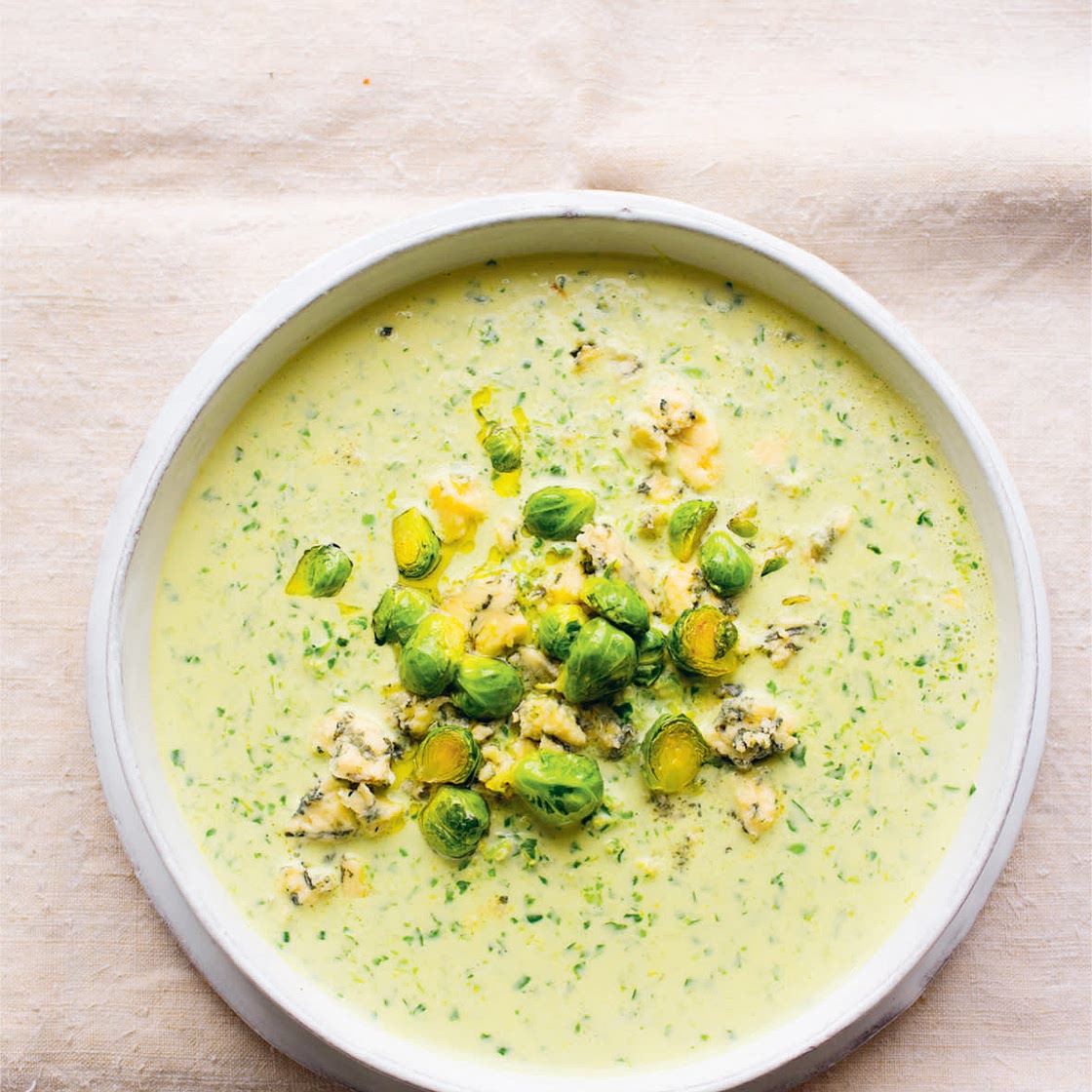 BRUSSELS TOPS, BLUE CHEESE