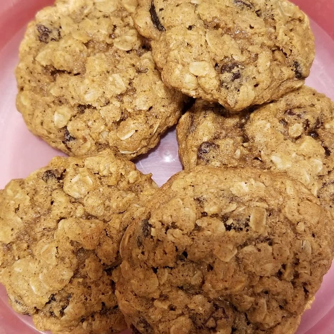Soft and Chewy Oatmeal Raisin Cookies
